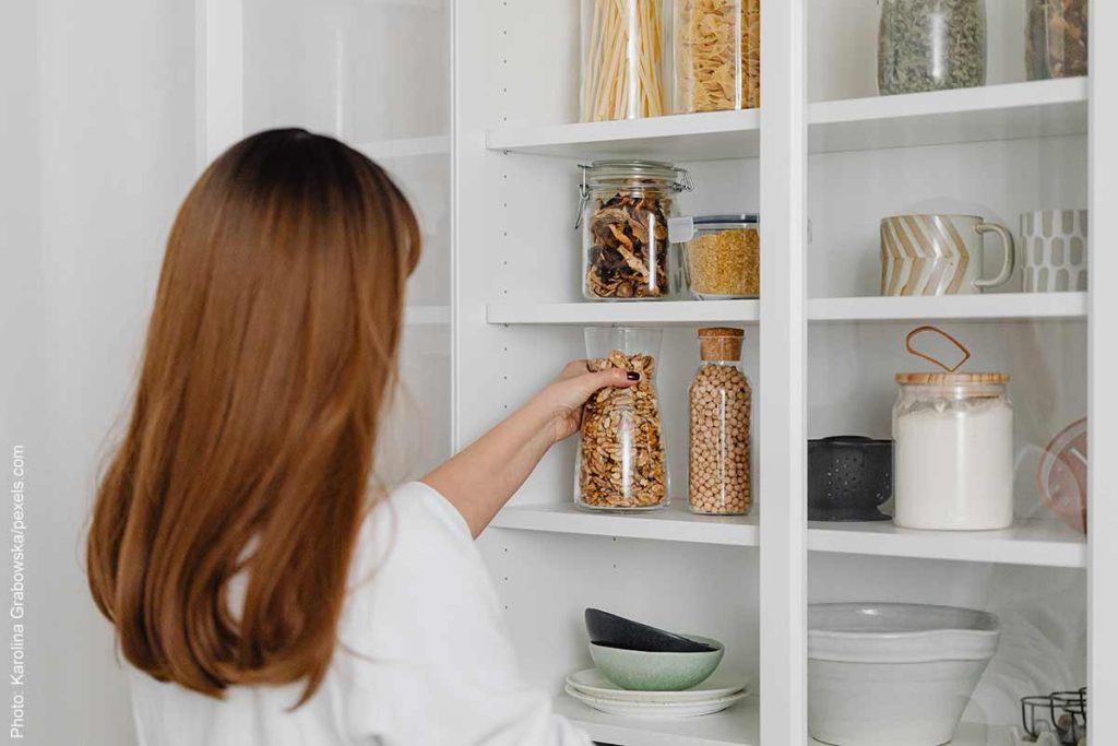 Remodeling ideas for the kitchen, like adding a food pantry, is a great addition