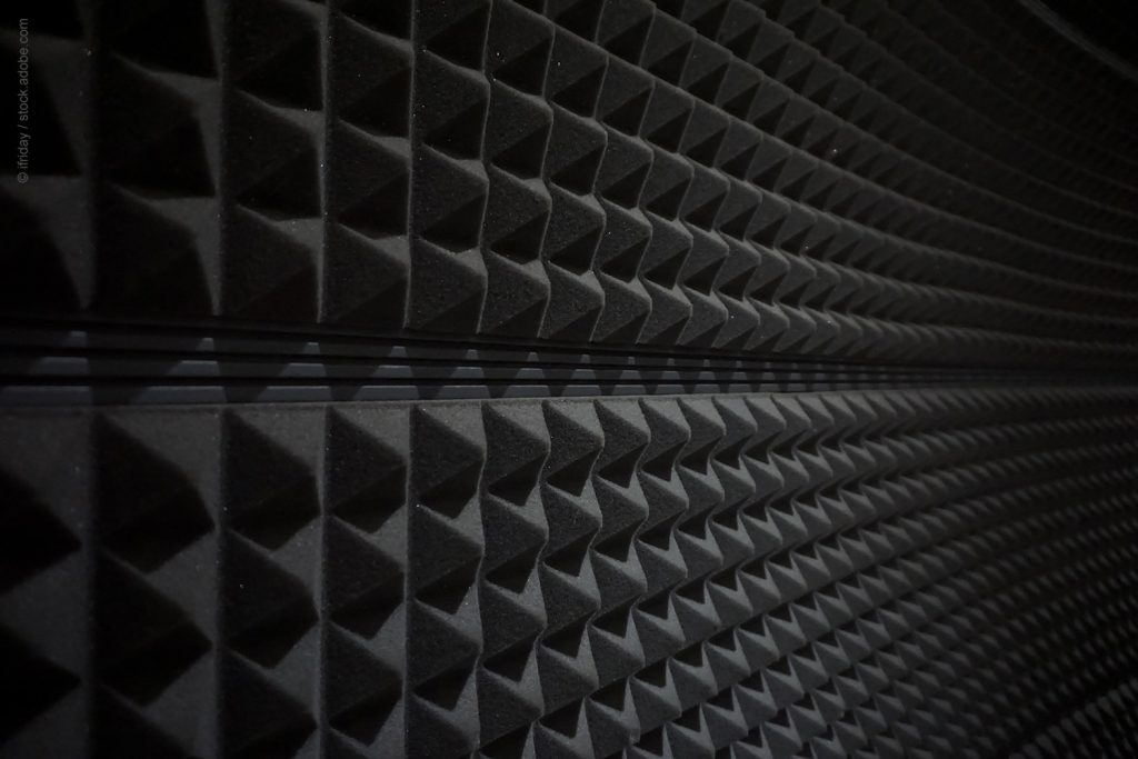 Acoustic foam for deadening sound between rooms and floors