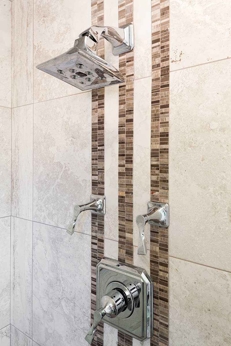 Custom shower tile